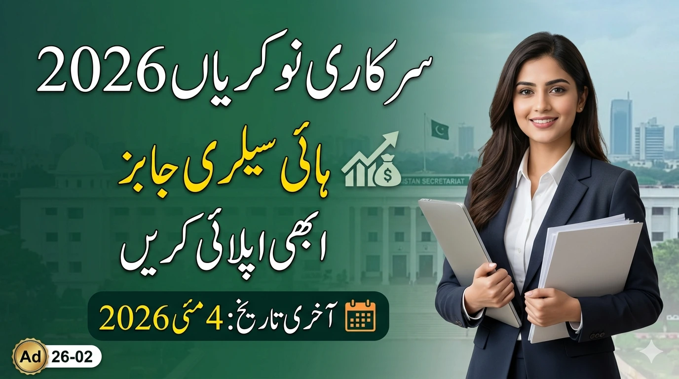 Public Sector Organization Jobs 2026 Pakistan – High Salary Govt Vacancies (Ad 26-02)