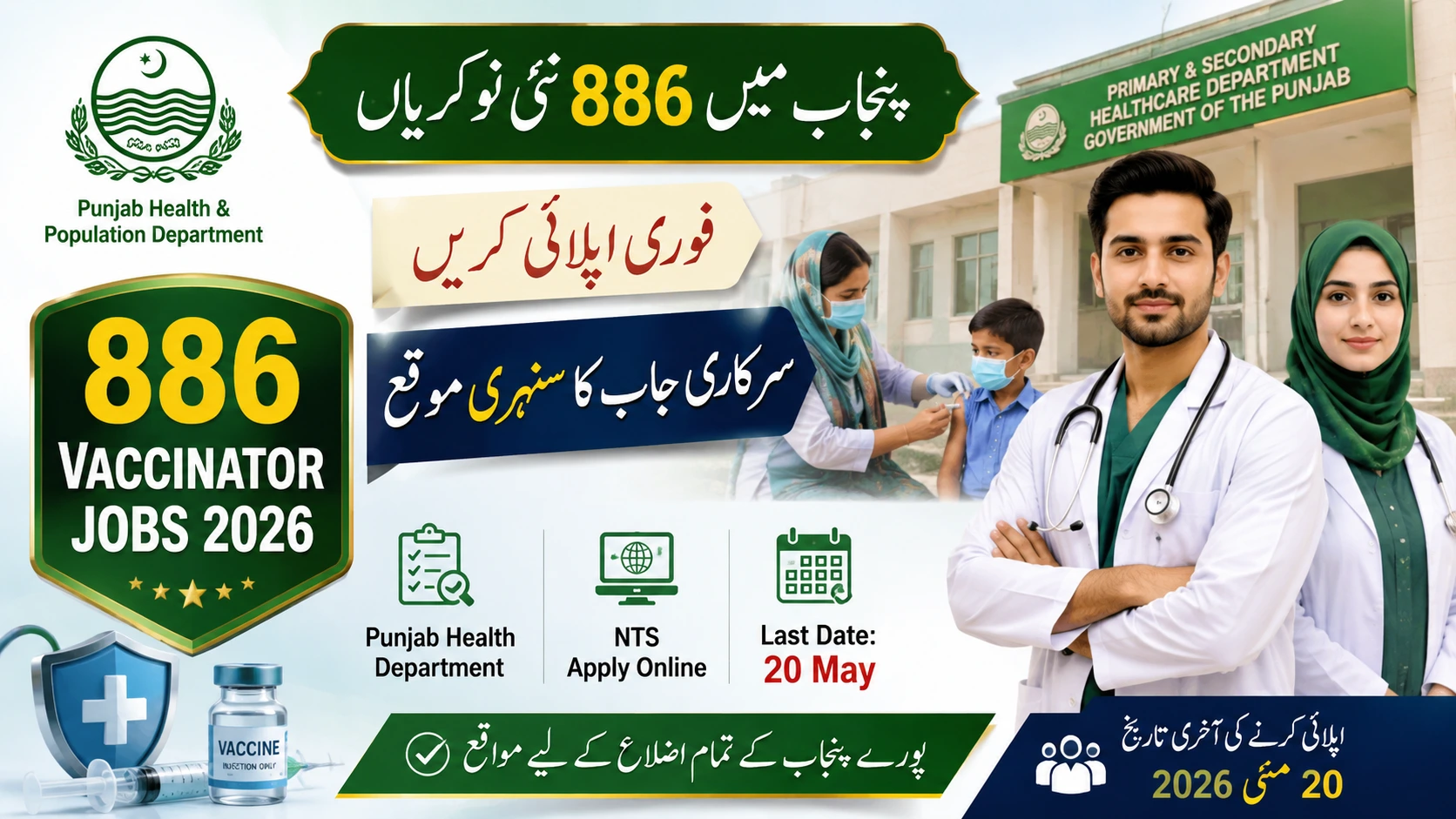 Punjab Health Department Jobs 2026 Announced NTS Online Apply