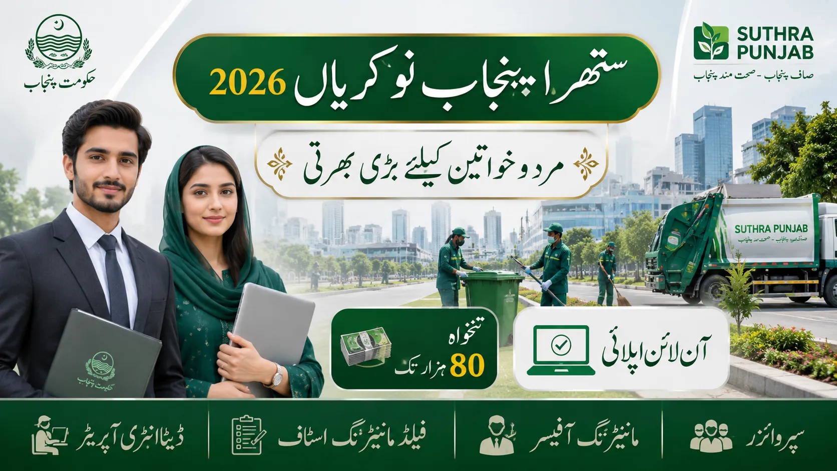 Suthra Punjab Jobs 2026 Apply Online – Monitoring Officer, Supervisor & Field Staff Jobs