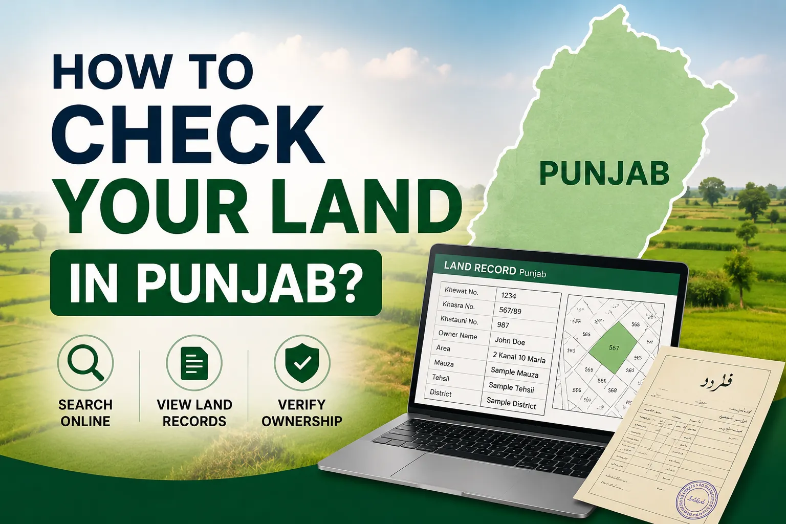 How to Check Your Land in Punjab