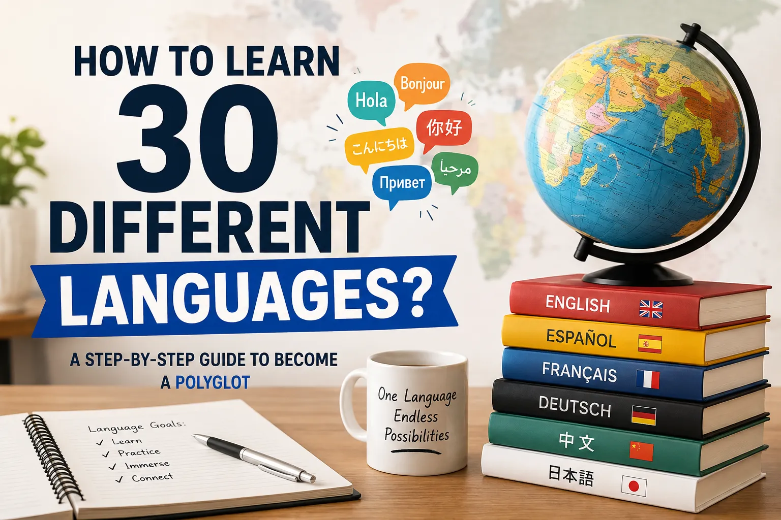 How to Learn 30 Different Languages